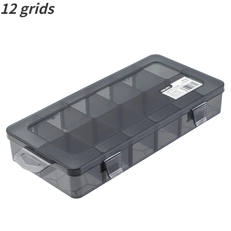 1 PCS Plastic Storage Boxes Slots Adjustable Packaging Transparent Tool Case Screw Craft Jewelry Accessories Organizer Box roller cabinet Tool Storage Items