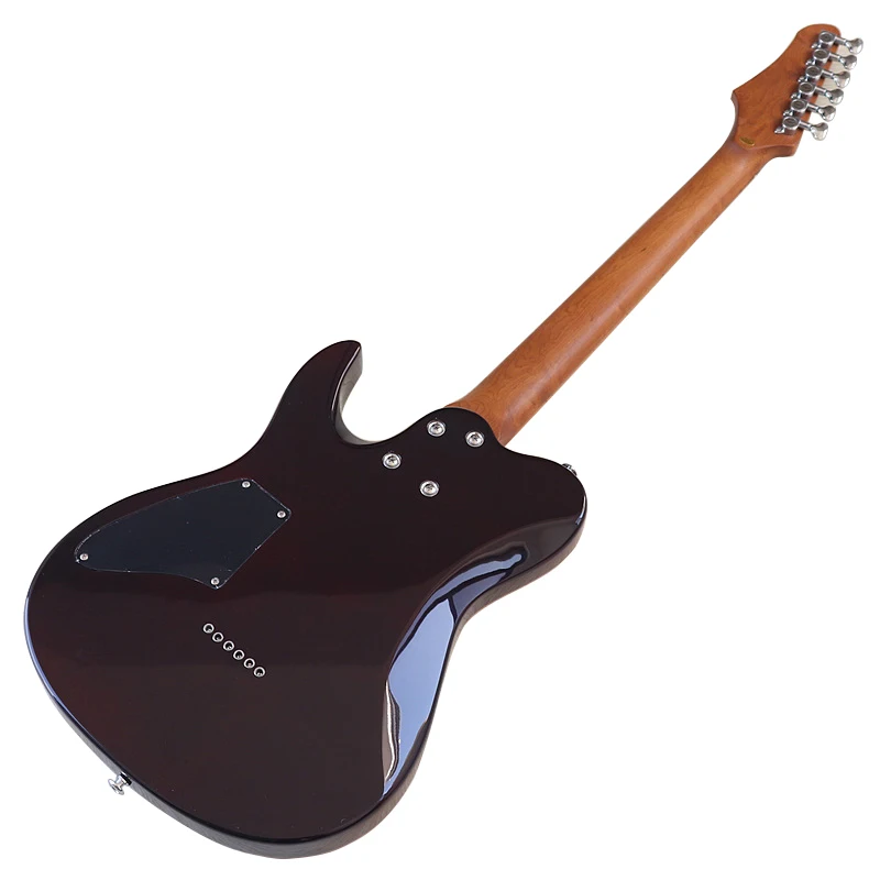 6 Strings Electric Guitar Solid Okoume Body 39 Inch High Glossy Guitar Canada Maple Neck