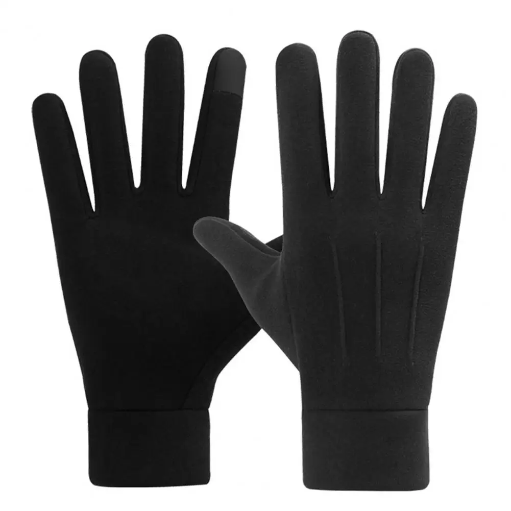 

1 Pair Unique Riding Gloves Soft Non-shrink Cycling Gloves Winter Thermal Girls Cycling Bike Gloves