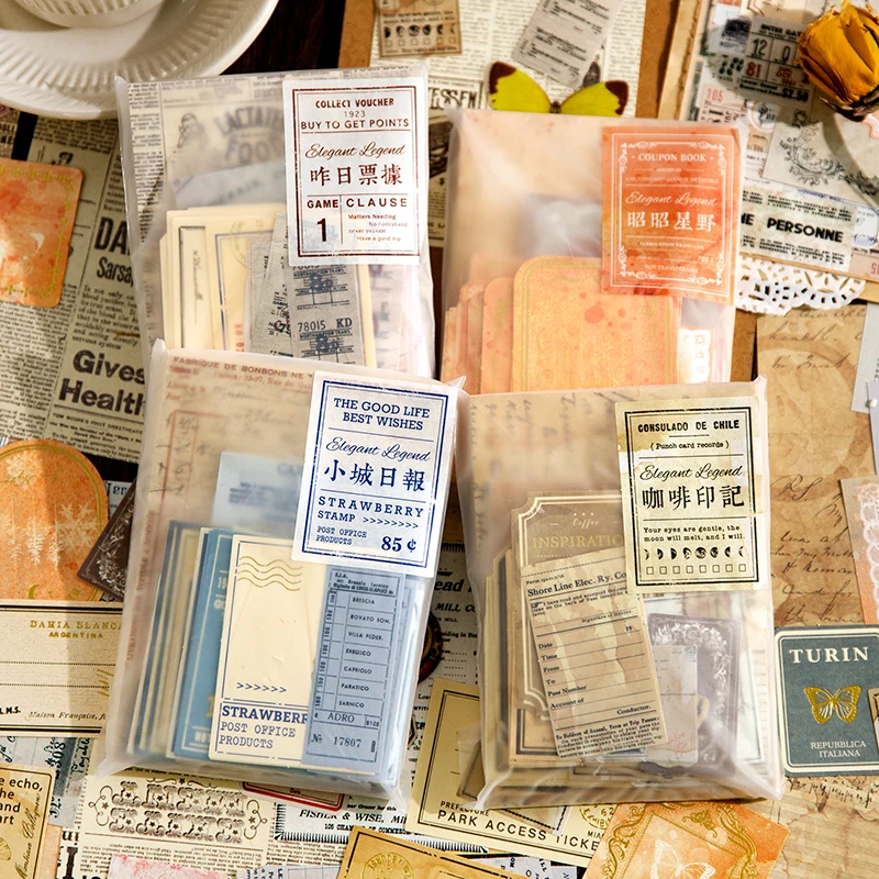 Scrapbooking Paper 100pcs/pack Vintage Memo For DIY