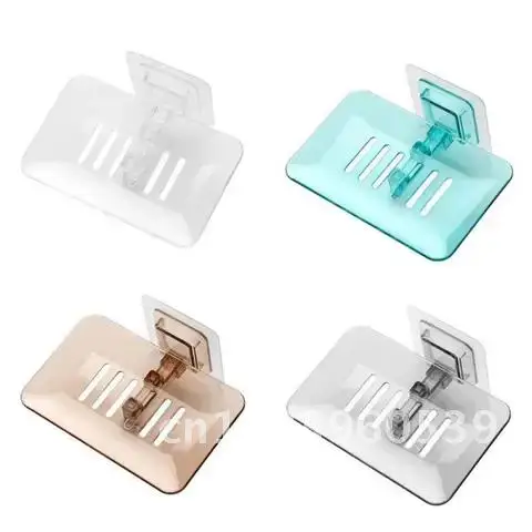 

Shower Soap Holder Bathroom Soap Shelf Soap Dish Storage Tray Kitchen Bathroom Supplies Storage Laundry Soap Holder