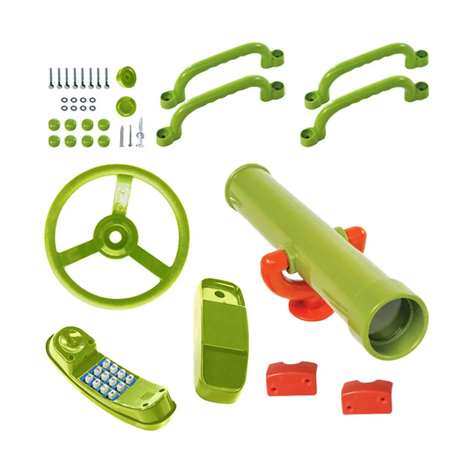 Pirate Ship Parts Steering Wheel Easy to Install Swing Set Attachments for Backyard Jungle play House Tree House Gifts 3