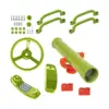 Pirate Ship Parts Steering Wheel Easy to Install Swing Set Attachments for Backyard Jungle play House Tree House Gifts 3