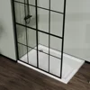 46" X 72" Shower Screen Walk-in Wet-room Black 4