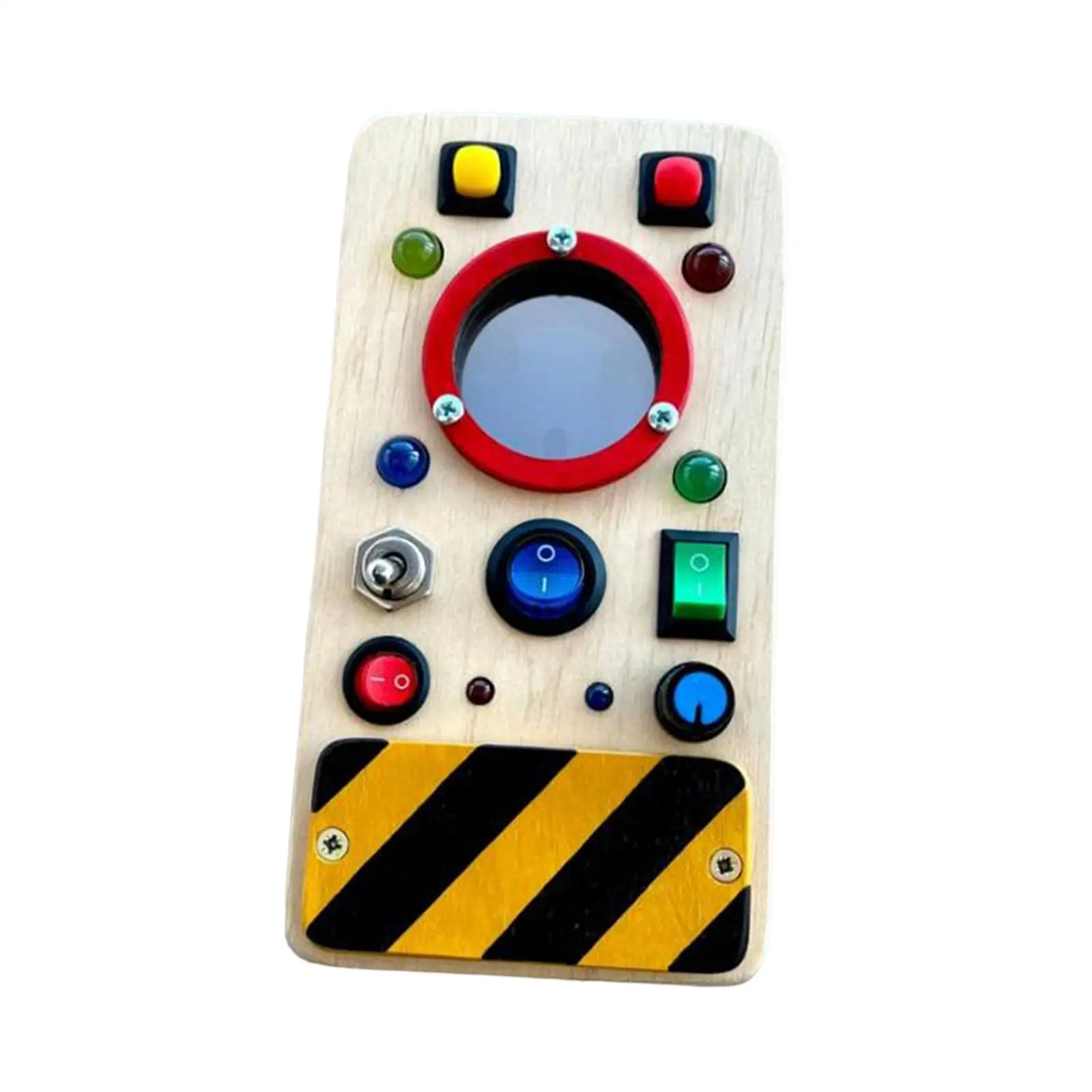 

Montessori Busy Board with LED Switch for Activities Celebrations Kids