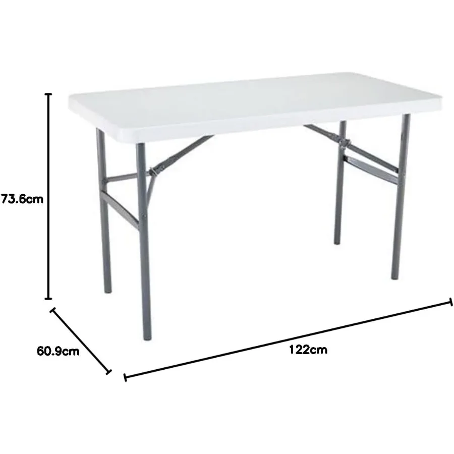 PRODUCTS 2940 Fold Table 24 by 48 White