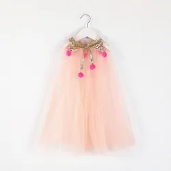 Children's Elegant Tulle Cloak and Dress Costume for Christmas and Halloween Parties (EL14B0)