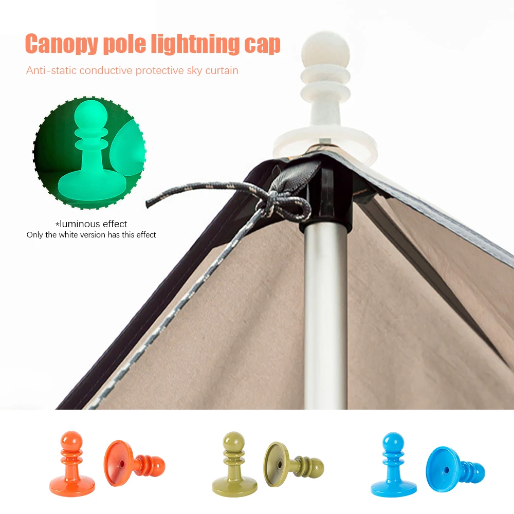 Tarp Poles Tent Poles Canopy Telescoping Aluminum Non-Slip Cone Aluminum Bottom Portable Lightweight Camping