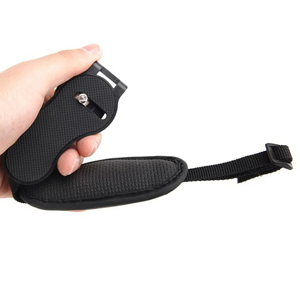 나일론 블랙 DSLR 카메라 핸드 스트랩 그립 스태빌라이저 비디오 카메라용 카메라 슬링, 올림푸스 삼각대 호환