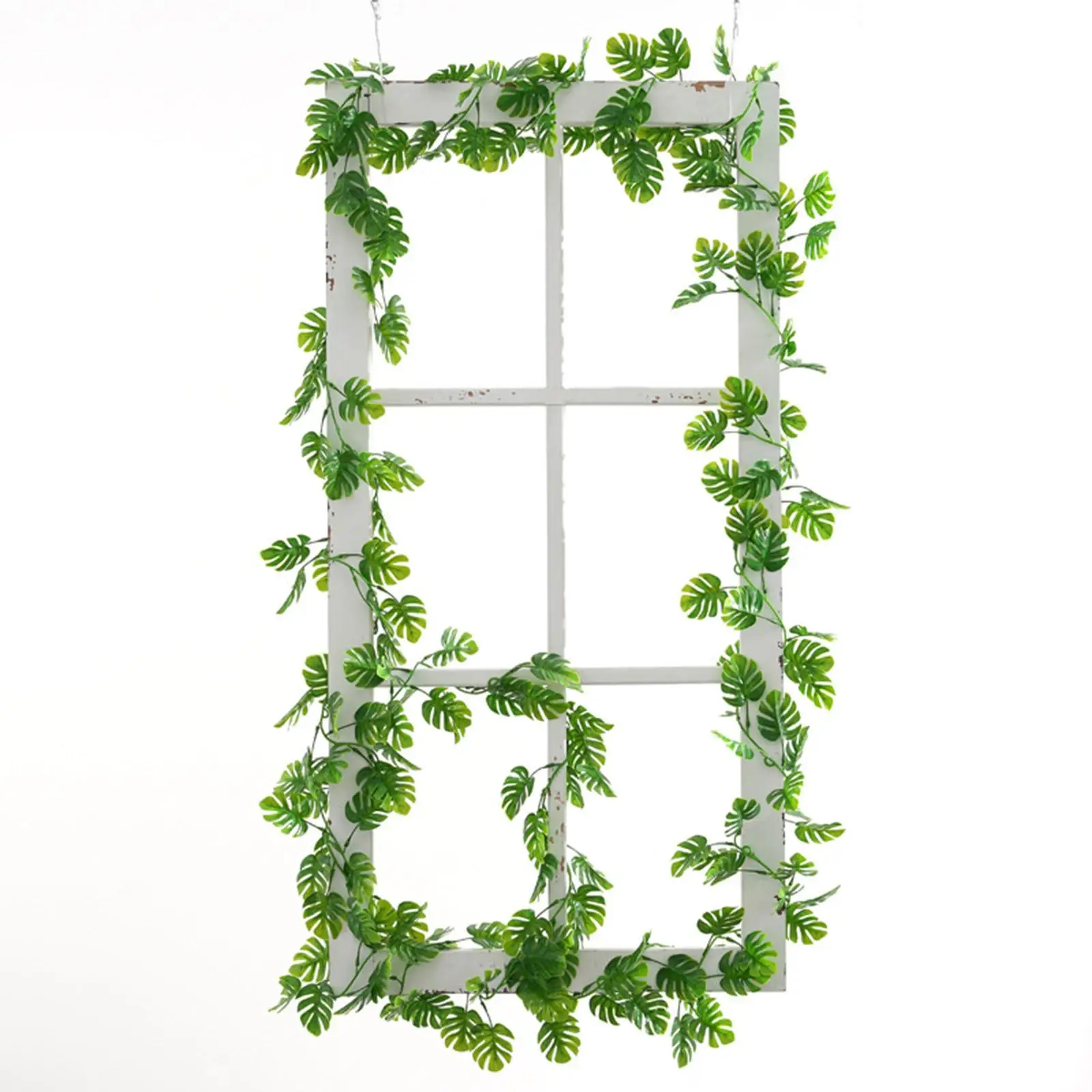 Artificial Hanging Plants 180Cm Greenery Plant Artificial Vine Green Leaf For Indoor Outdoor Holiday House Front Door Decor