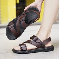 Sandales décontractées pour hommes, tongs d'été, pour loisirs, plage, vacances, chaussures d'extérieur confortables 4