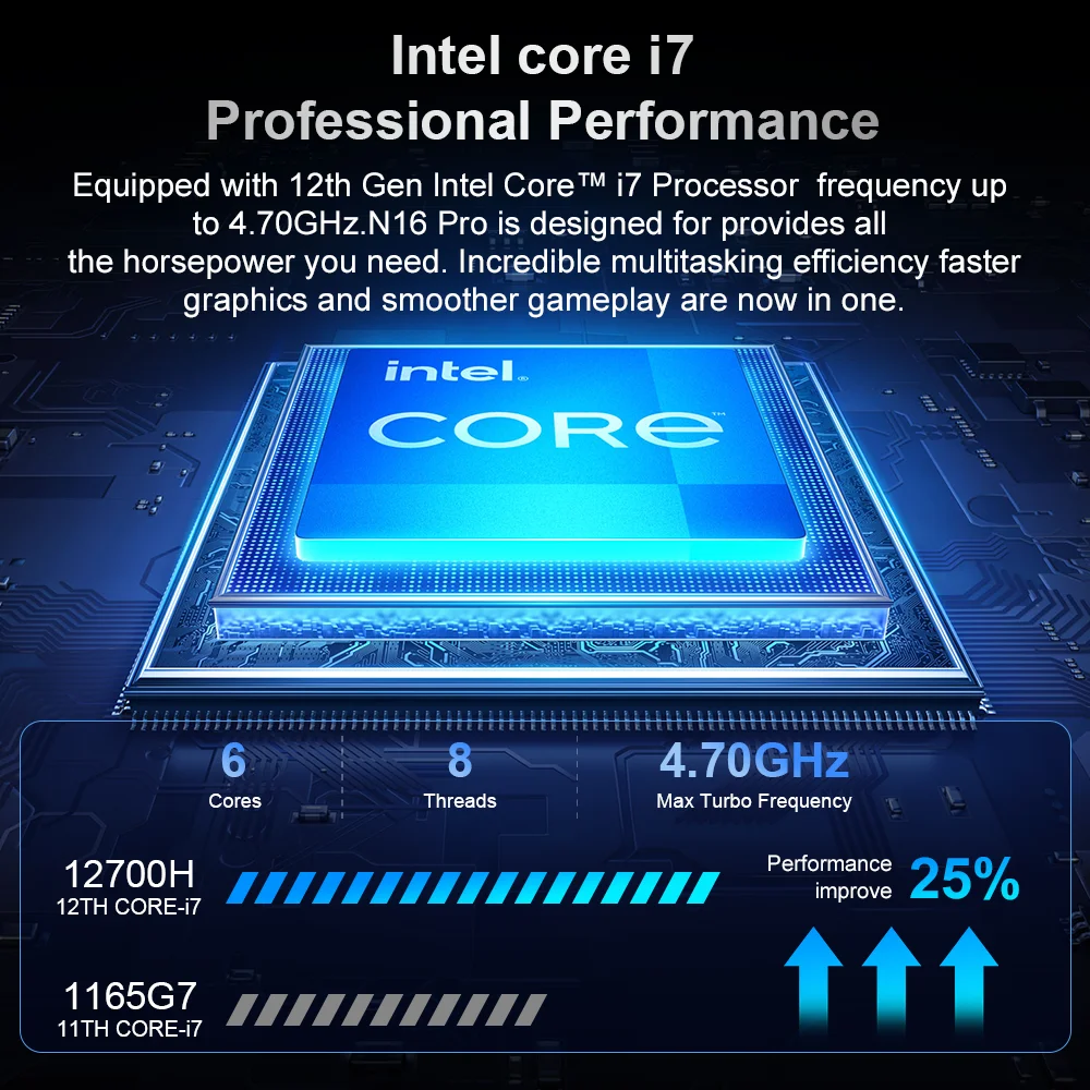 Ninkear Laptop 16 inch 2.5K 120Hz Intel i7-12700H/AMD Ryzen 5 WiFi 6 16GB RAM 1TB SSD Laptop Windows 11 Notebook Office Computer - immagine 4
