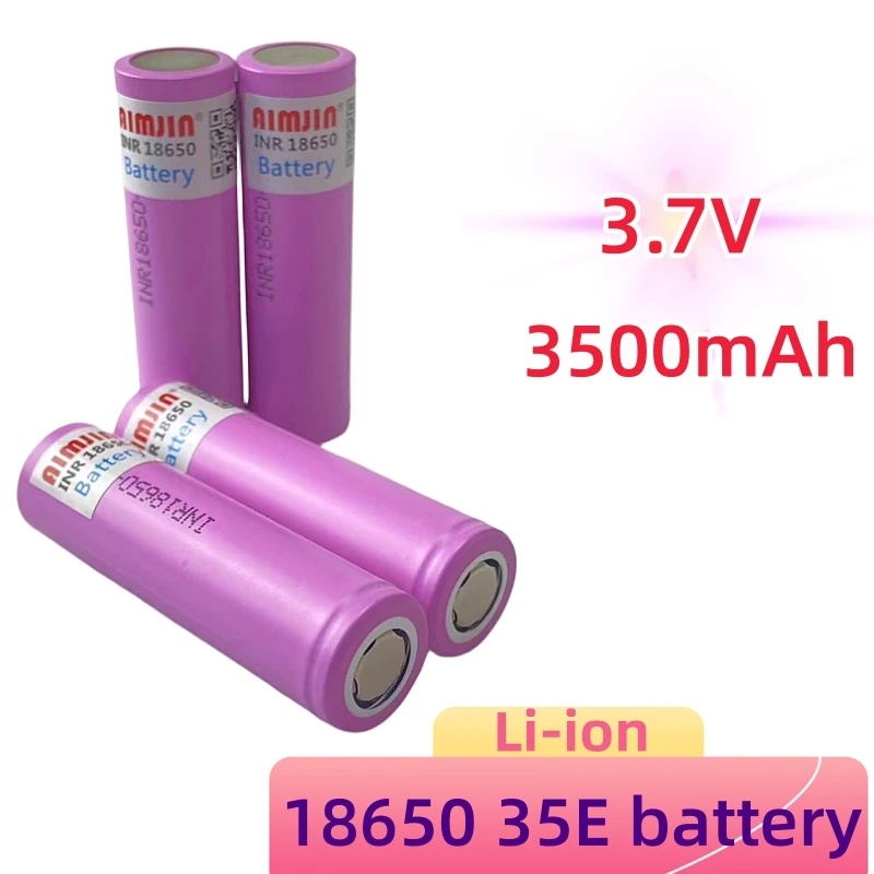 

18650 35E 3.7V 3500mah Lithium Rechargeable Battery For Flashlight Batteries