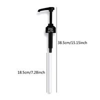 Coffee 1 Liter Dispenser Syrup Pump Black Liquid for 10Ml Juice Bottle 2