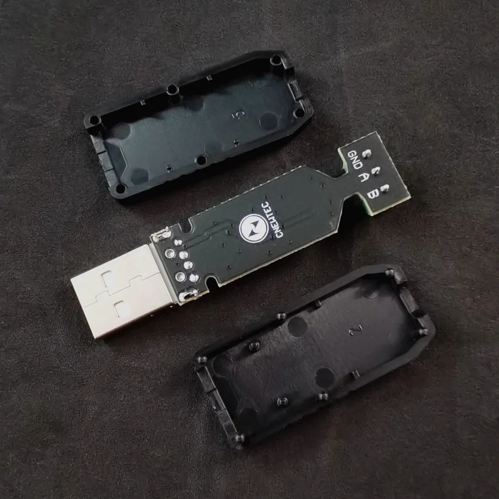Фото Преобразователь FT232RL USB в RS485, цепи защиты, самовосстанавливающийся предохранитель и TVS, диод подавления переходного сигнала №2