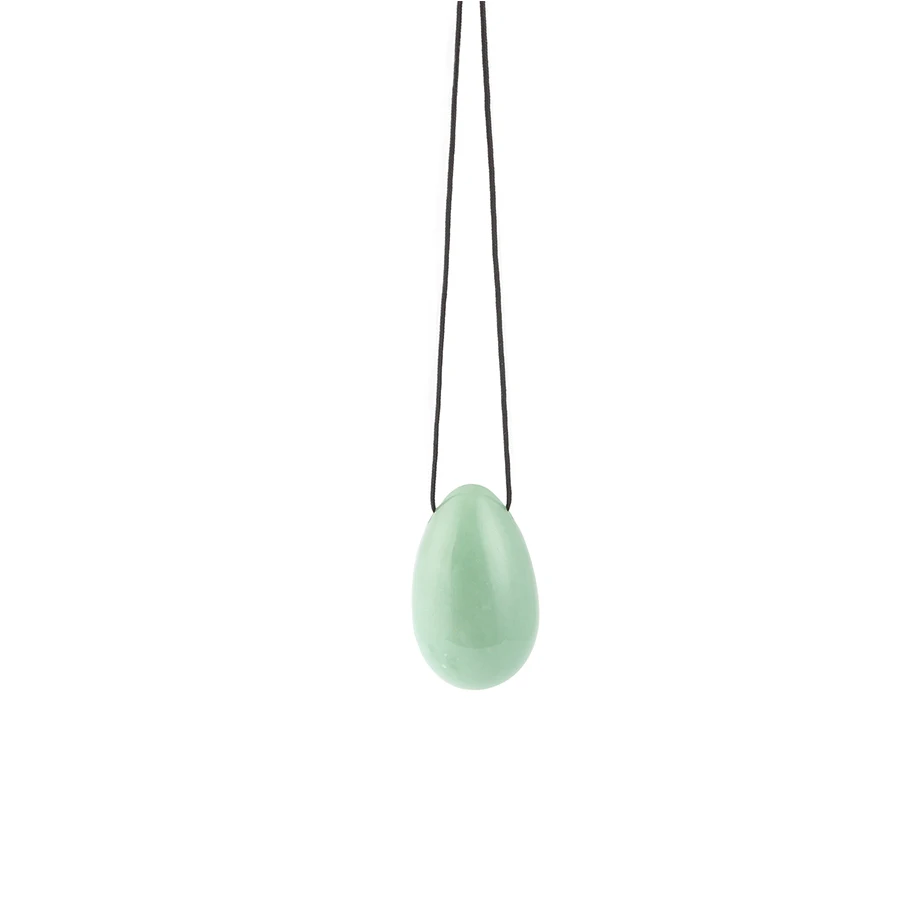 3 Pcs/Set 45*30mm 40*25mm 30*20mm Yoni Eggs Natural Green Aventurine Jade Eggs for Kegel Exercise Crystal Healing Reiki 4