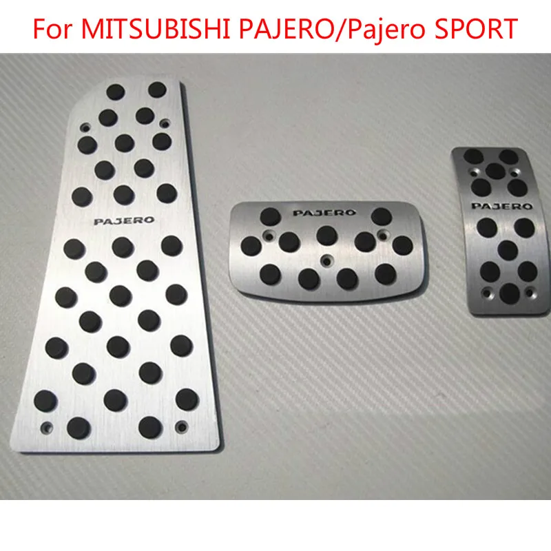 

Car Accessories For MITSUBISHI PAJERO/Pajero SPORT Fuel Brake Foot Rest pedals Plate Non slip Accelerator brake pedal Pads cover