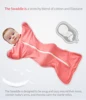 100% Cotton Baby Spring Autumn Zipper Swaddle Newborn Baby Blanket Wrap Baby Bedding Swaddling 4