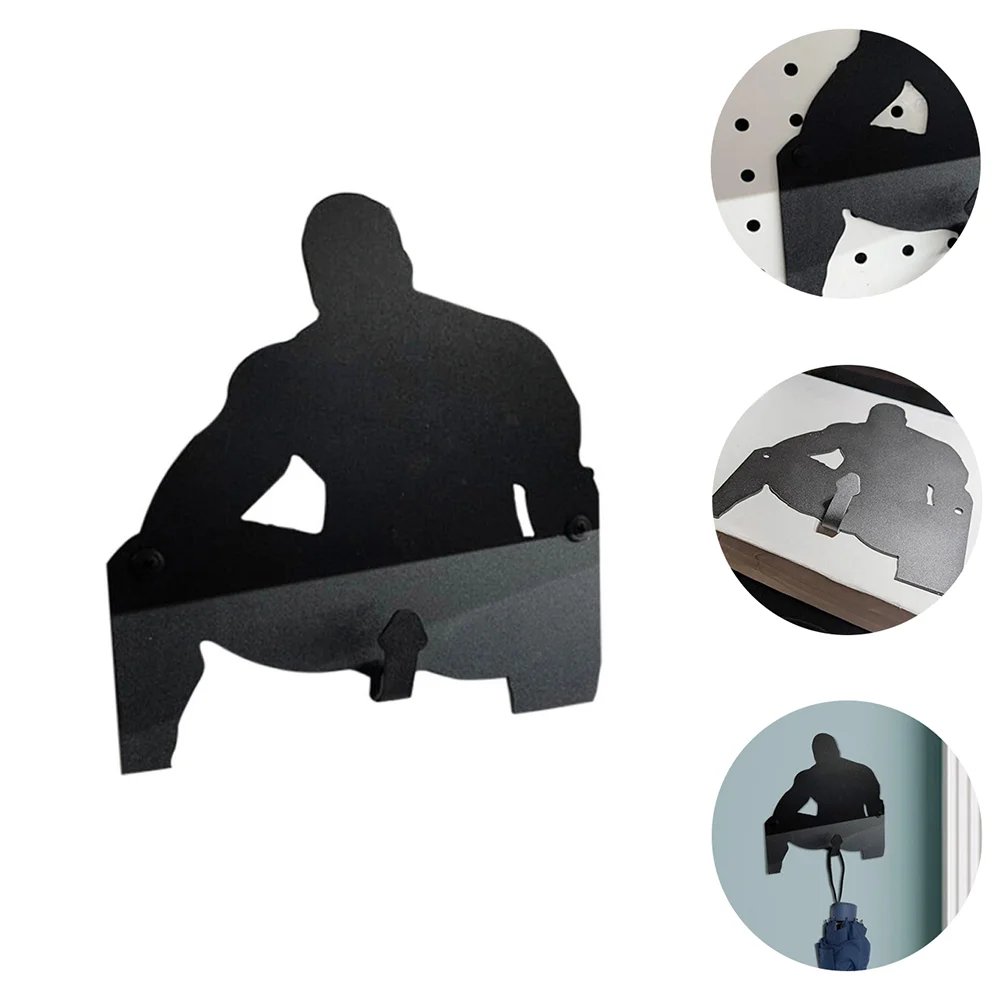 

1pc Unique Hook Useful Clothes-hook Decorative Home Storage Hook Iron Hook