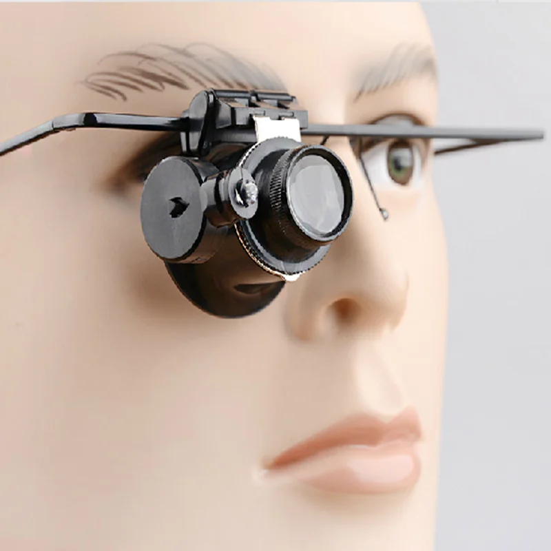 

Hot 20X Monocular Telescope Magnifying Glass LED Watch Repair Circuit Board Repair Welding Glasses Jewelry Jade Inspection
