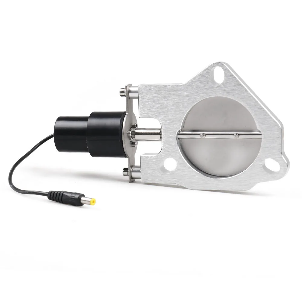 76mm 3" Inch Racing Electric Exhaust Cutout Valves Control Motor Kit