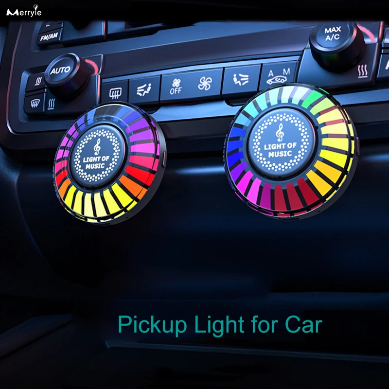 

Car Decorative Ambient Light APP Bluetooth Control Music Rhythm RGB Pickup Lamp Voice Sound Activated Led Disco Stage Lights