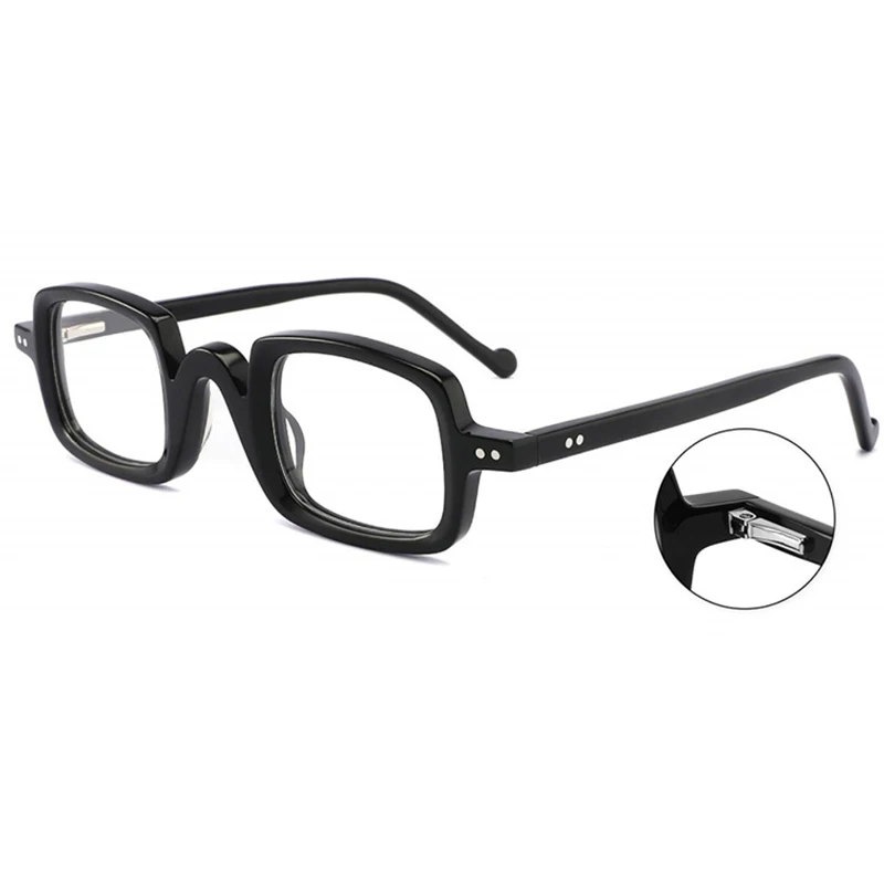 

Vintage Cute Small Square Eyeglasses Frame Acetate Nearsight Eyewear Handmade Spectacles All-match