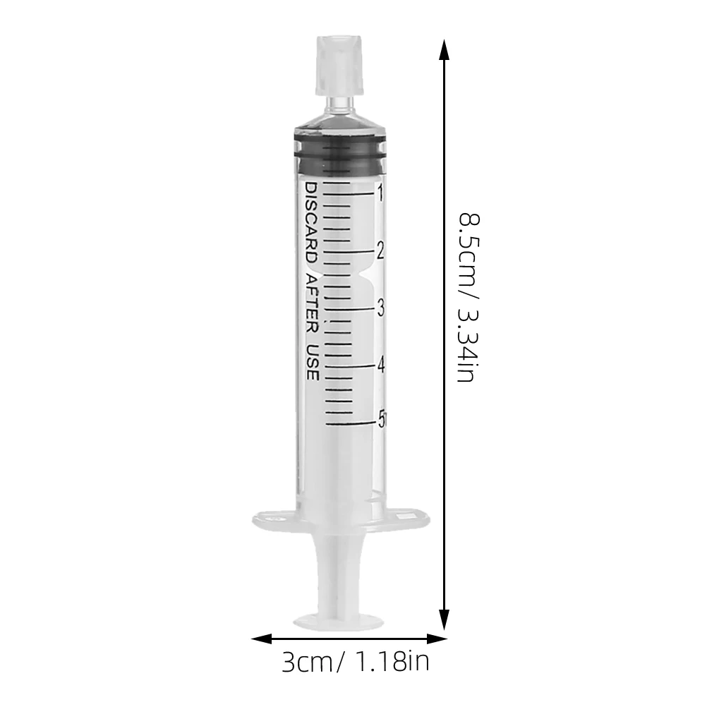 10pcs 5ML Liquid Syringes Perfume Refill Tools Perfume Dispenser Tools Refillable Syringe Needle Tube Separator Cylinder Tubes