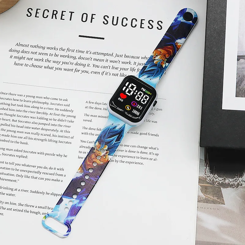 Dragon Ball Son Goku Led Digital Watch Anime Boy Girl Sport