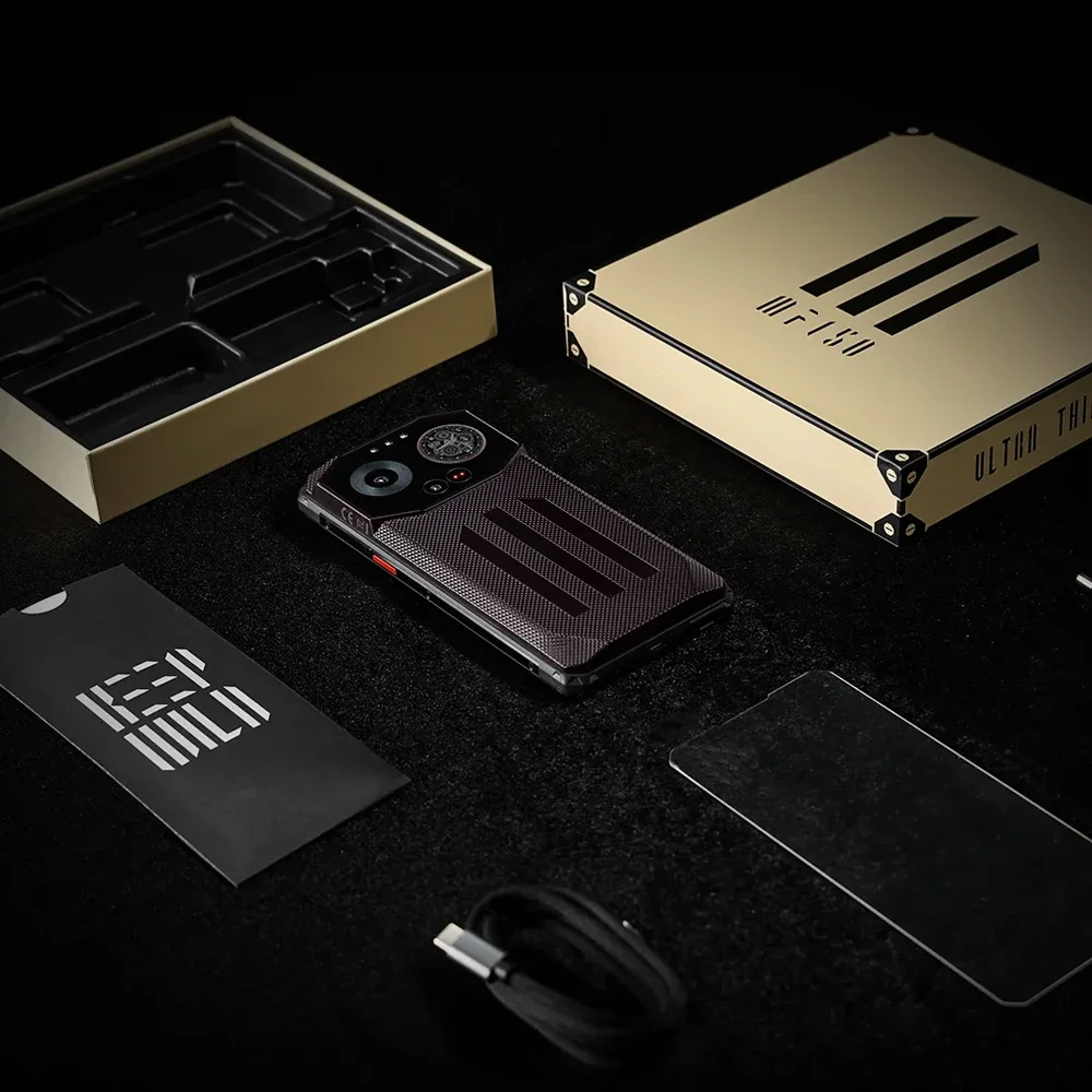 IIIF1505G Rugged Smartphone B3 Pro Android 14 10800mAh 16GB 512GB Mobile Phone 100MP 30W 6.6" Dual Display Ultra-Thin Cellphone