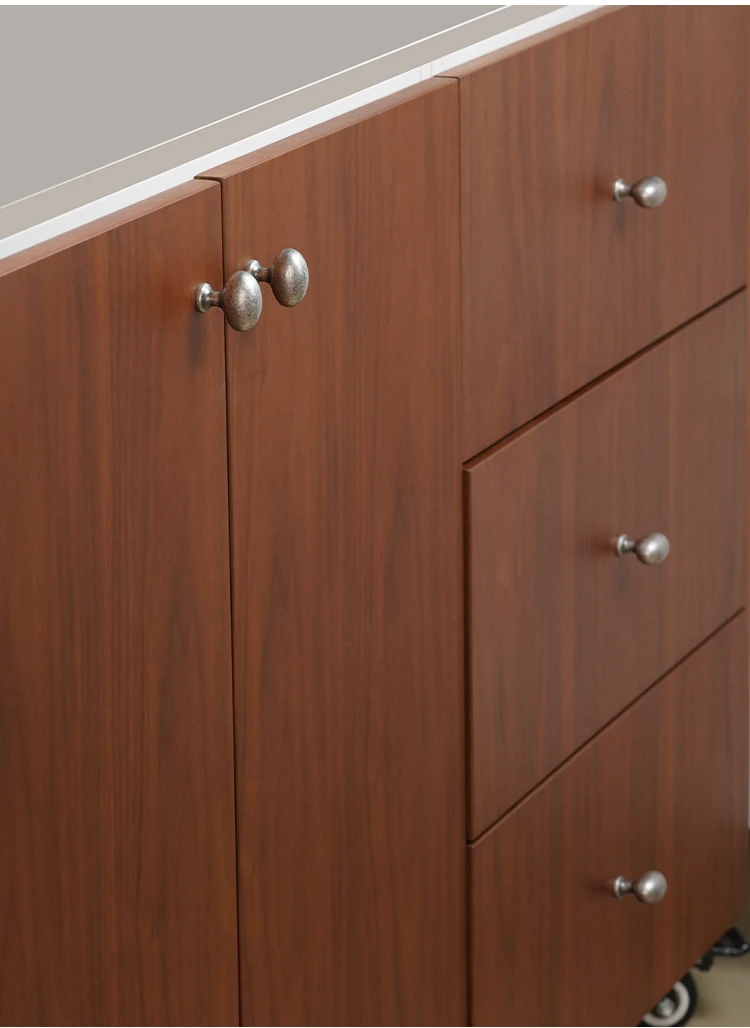 Dooroom Messing-Möbelgriffe im Vintage-Stil, antikes Silber, Griffe für Schrank, Kleiderschrank, Kommode, Weinbar, Schublade, Schrankknöpfe – Detail 8