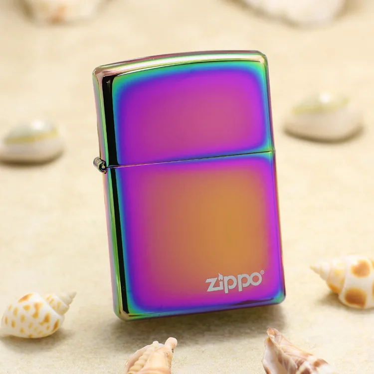 

Оригинальная зажигалка Zippo, медная ветрозащитная керосиновая зажигалка с золотой иллюзией, подарок с кодом защиты от подделки