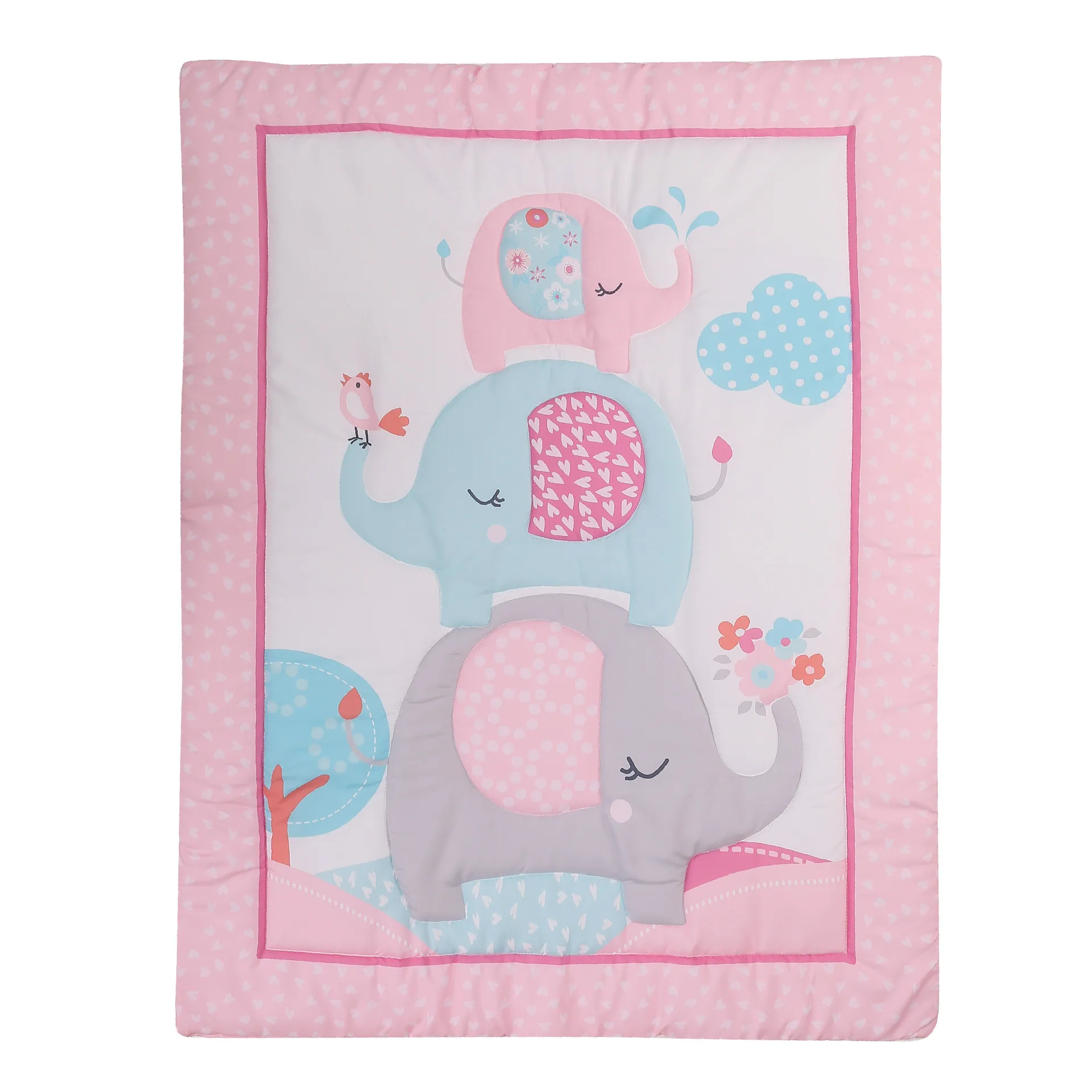 Cute and fun cartoon baby blanket suitable for kindergarten with multiple colors CJ265