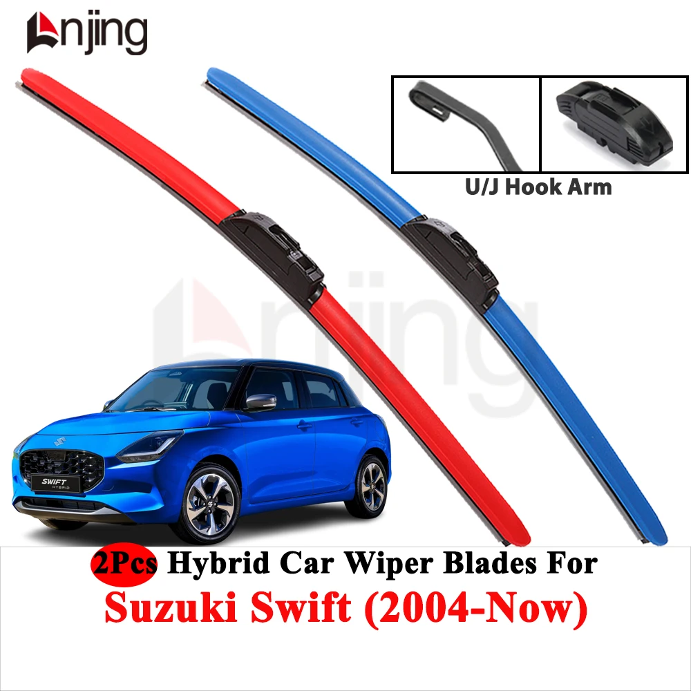LNJING Bunte Scheibenwischerblätter für Suzuki Swift 2004-aktuell