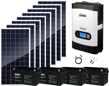 Off grid solar system NEW design high efficiency 3kw 5kw power with panel bracket battery