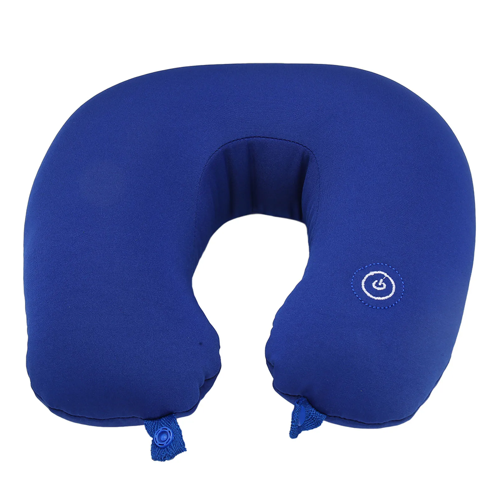 Travel Pillow Memory Foam U Shaped Electric Vibration Message Airplane Neck Message Pillow Blue Memory Foam Neck Pillow