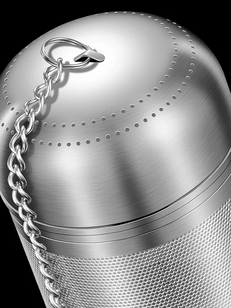 Description Picture 4 of item1/2Pcs Seasoning Strainer Ball Stainless Steel Tea Infuser Tea Leaves Spice Strainer Teapot Fine Mesh Teaware Kitchen Gadgets