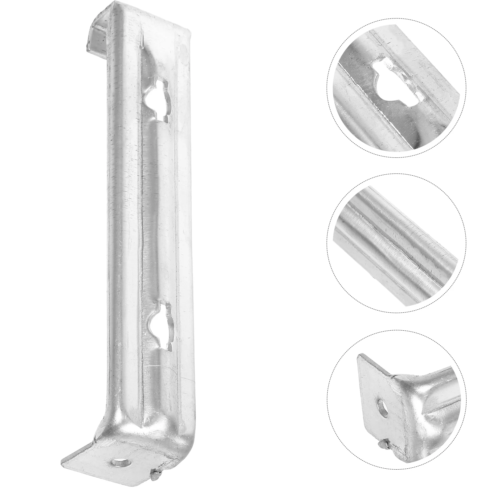Aluminum Alloy Gutter Rack Heavy Duty Hangers Roof Supplies Bracket Rain Gutter Downspout Plumbing Gutters Brackets