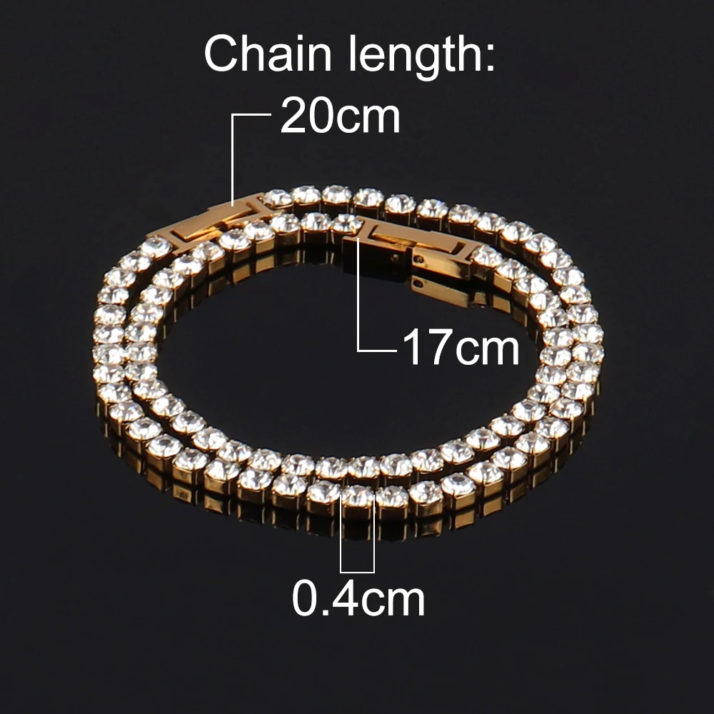 316L Stainless Steel Bracelet For Women White Pink Red