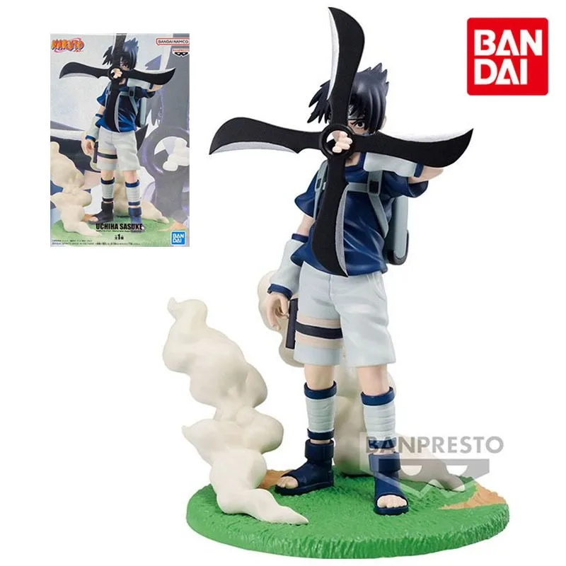 

Bandai Original Memorable Saga Naruto Anime Figure Uchiha Sasuke Action Figure Toys For Boys Girls Kids Children Birthday Gifts