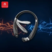 INMAS SX-991True Wireless Foldable Earbuds Bluetooth Neckband Headset Hifi Stereo Earphones Noise Cancelling Headphones With Mic - Image 5
