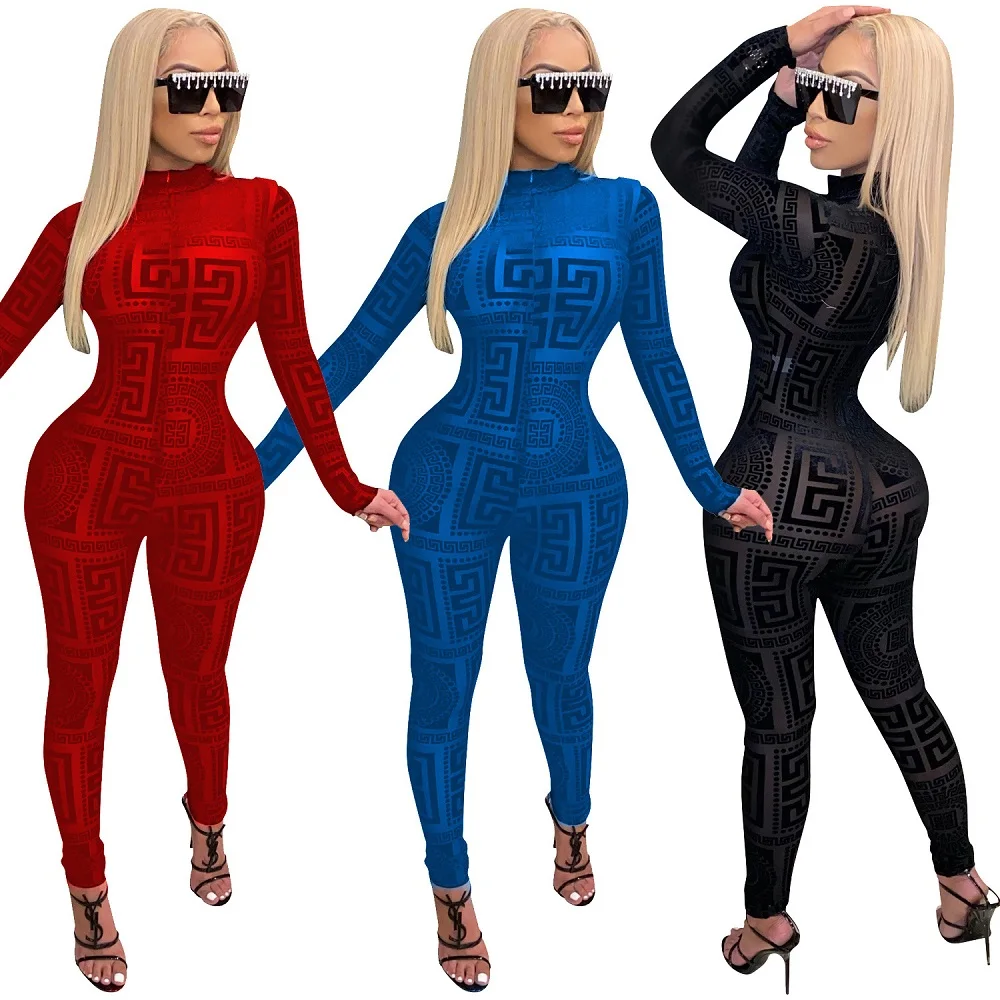 Wholesale long sleeve ribbed v-neck bodycon short jumpsuit lucky