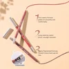 2Pcs Set Nude Lip stick and Lip Liner set, Matte long-lasting Waterproof Lip Gloss Lipstick & Lipliner Cosmetics 2