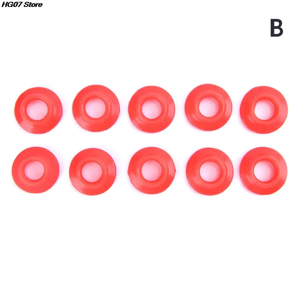 New 10Pcs 23*14MM Silicone Rubber Gaskets Washers Backs For Cap Swing