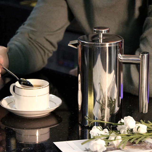 Insulated Stainless Steel French Press 6