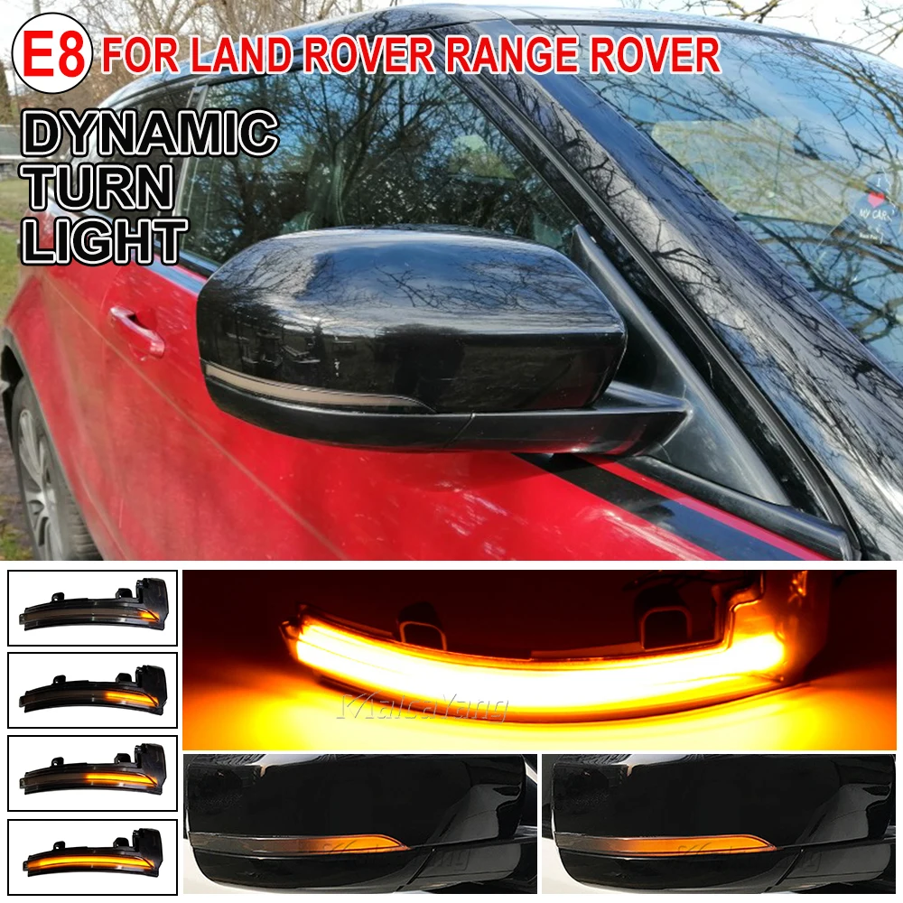 1 Paio Led Dynamic Sequential Blinker Side Specchietto Retrovisore Indicatore Di Direzione Per Land Rover Lr4 Discovery Range Rover