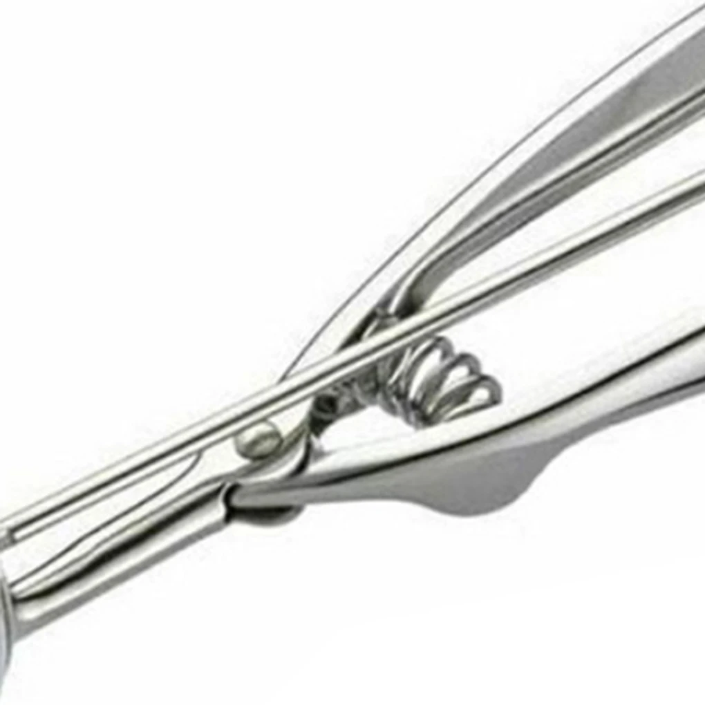 Ice Cream Scoop Trigger Metal Cookie Spoon Melon Baller Stainless Steel Dough Spoon Scooper