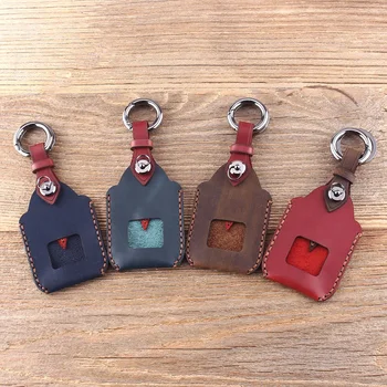 Portachiavi in vera pelle per toyota - KEYYOU portachiavi in vera pelle per toyota Estima Alphard Vellfire 4 pulsanti portachiavi portachiavi custodia