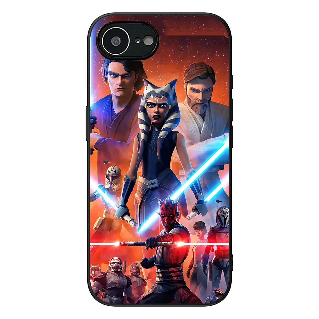 Intergalactic Stars and Mandalorian Yoda TV Series-Inspired Phone Case