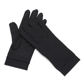 Alternative view of Mens Gloves Copper Fiber Spandex Touch Screen Running Sports Winter Warm Cycling Gloves Full Finger Gloves
